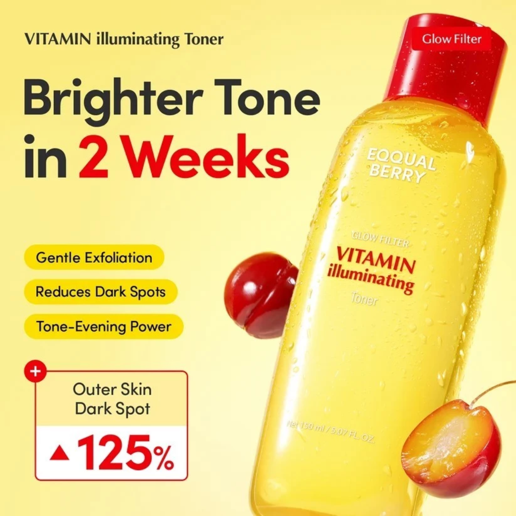 EQQUALBERRY : VITAMIN ILLUMINATING TONER