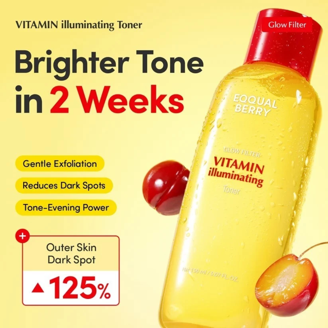 EQQUALBERRY : VITAMIN ILLUMINATING TONER