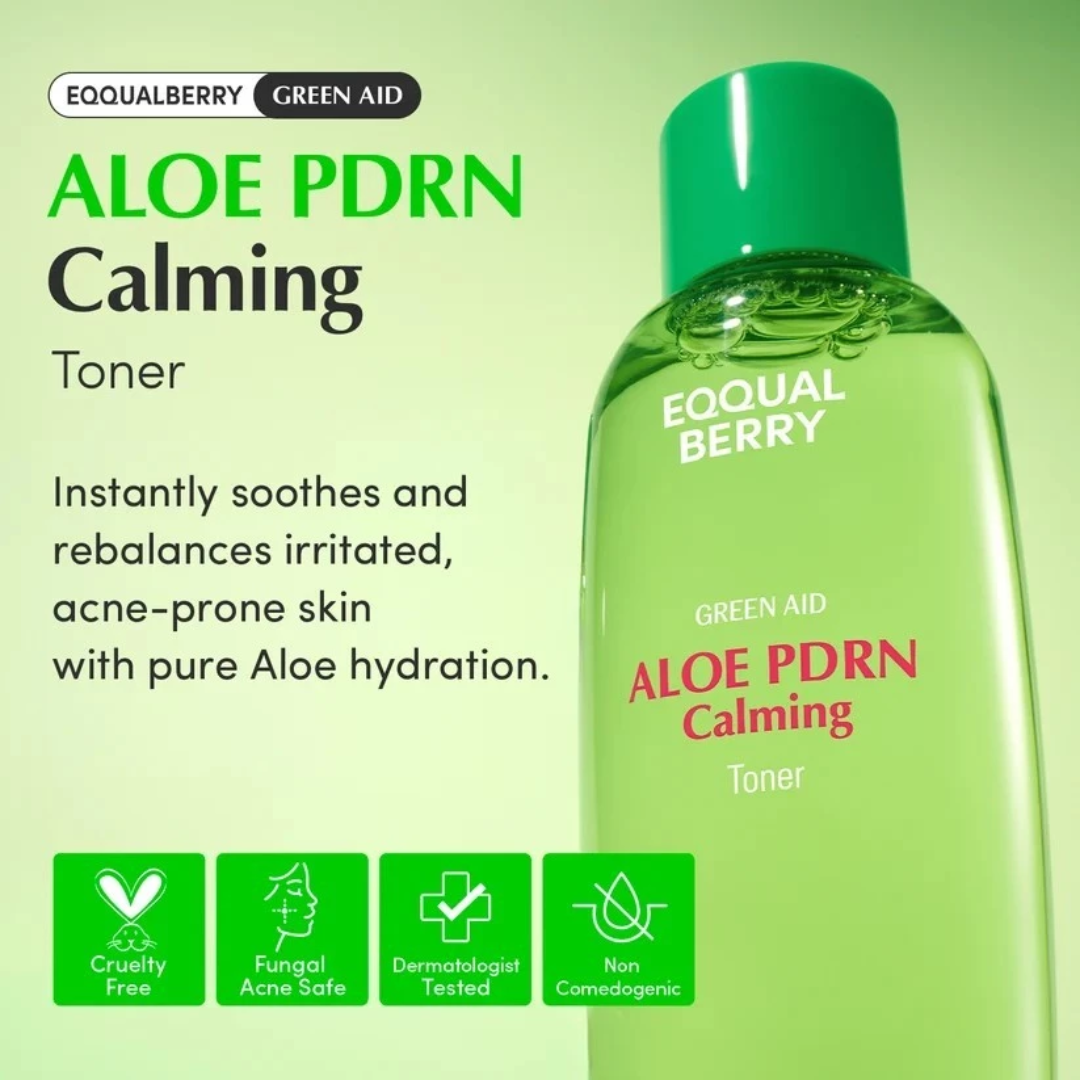 EQQUALBERRY : ALOE PDRN CALMING TONER