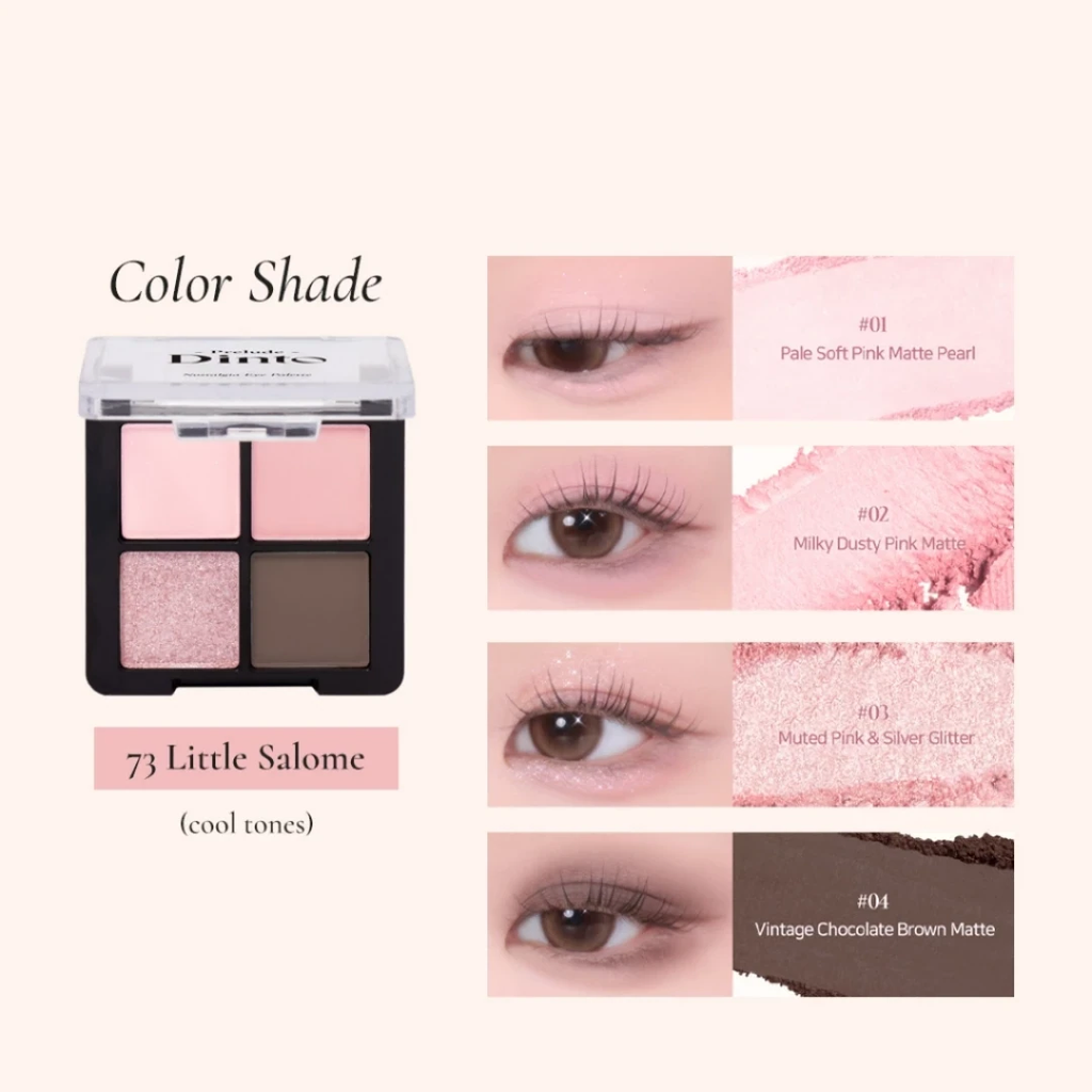 Prelude Dinto : Nostalgia Eye Palette พาเลทอายแชโดว์ 4 สี (4 g.)