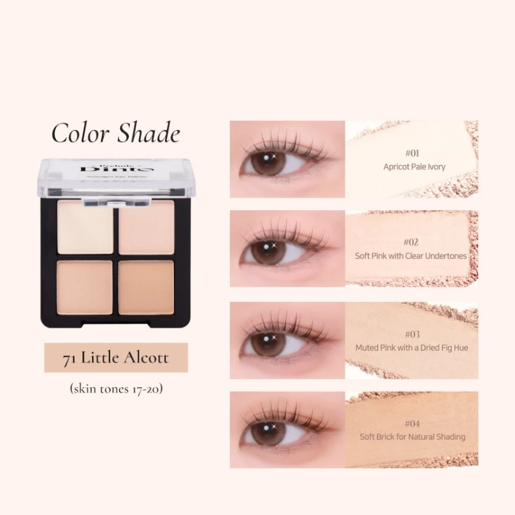 Prelude Dinto : Nostalgia Eye Palette พาเลทอายแชโดว์ 4 สี (4 g.)